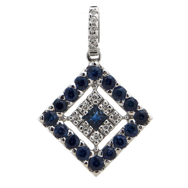 Prong Sapphire Pendant