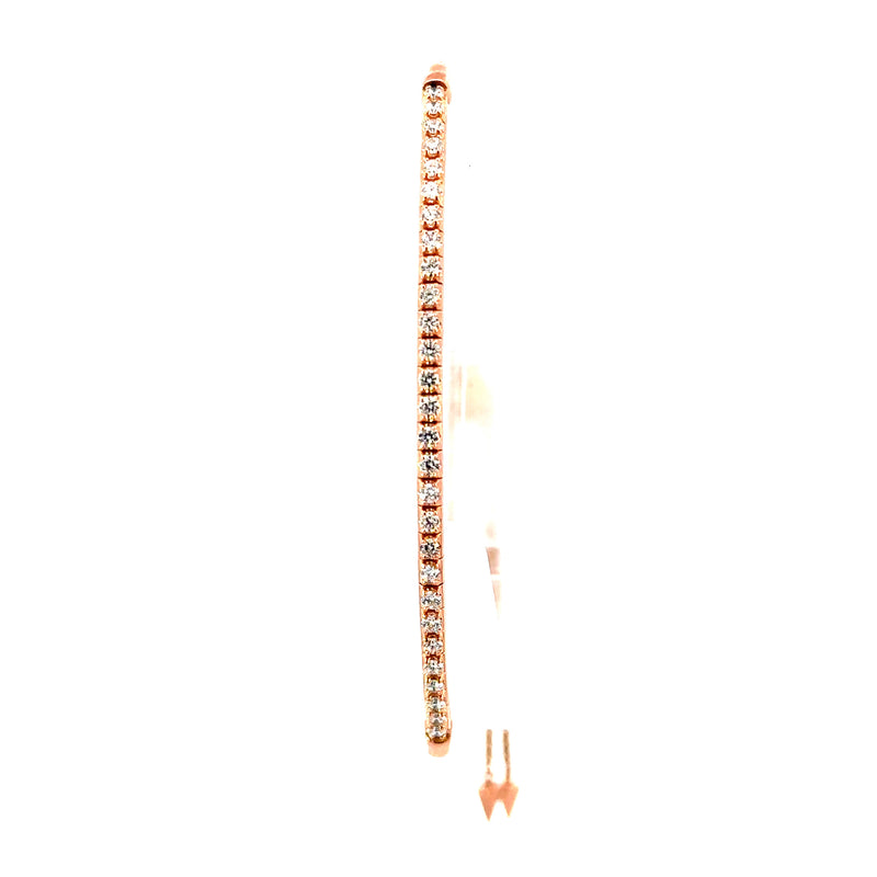 Rose Gold Diamond Flexible Bracelet