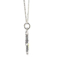 White Gold Diamond Hand Necklace