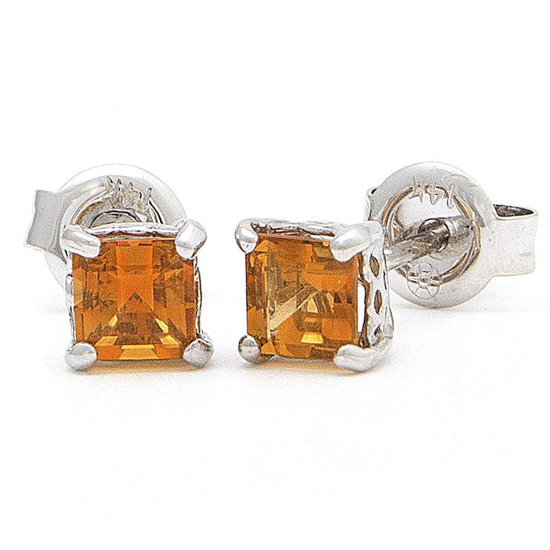 Citrine Topaz Stud