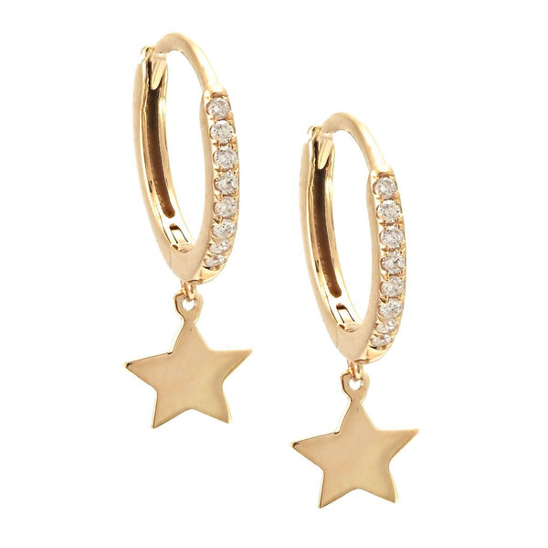 Mini Hoop Star Earring