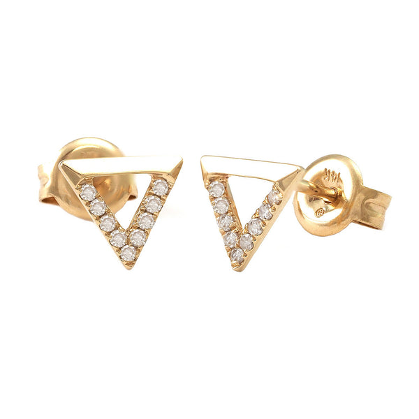 Triangle Stud Earrings