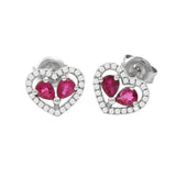 Double Heart Earring