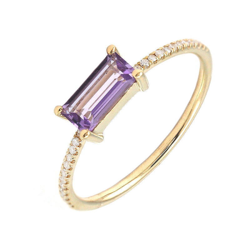 Purple Amethyst Ring