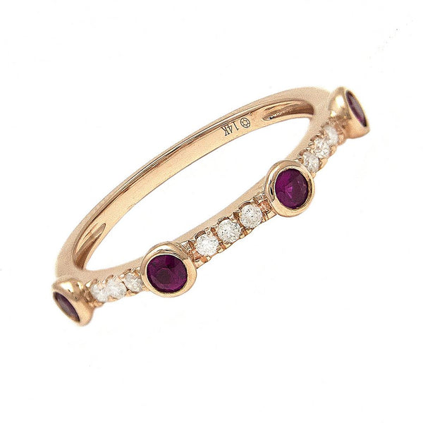 Bezel Ruby Ring