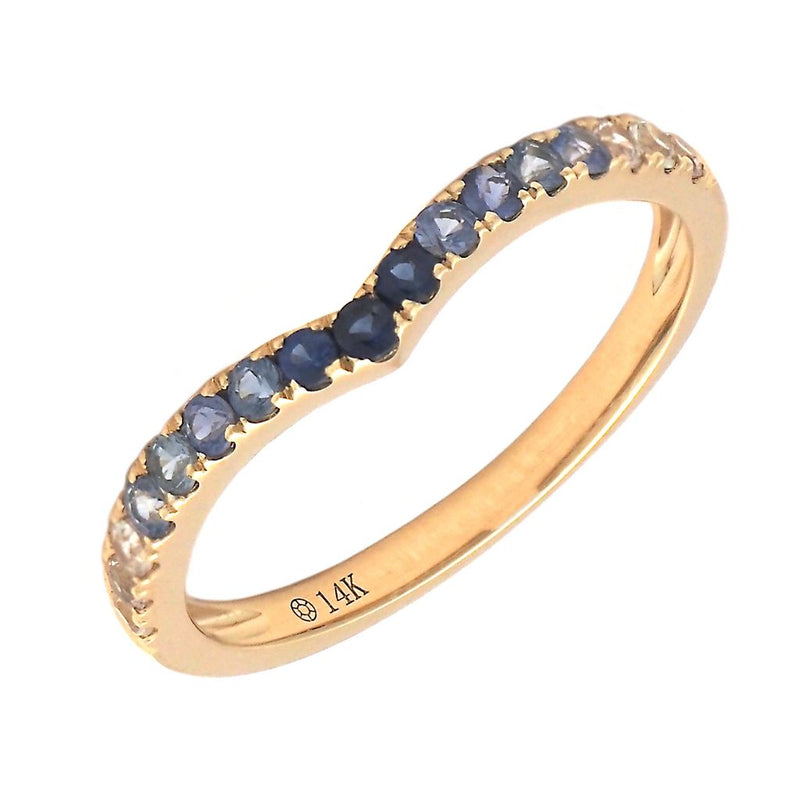 V Sapphire Ring