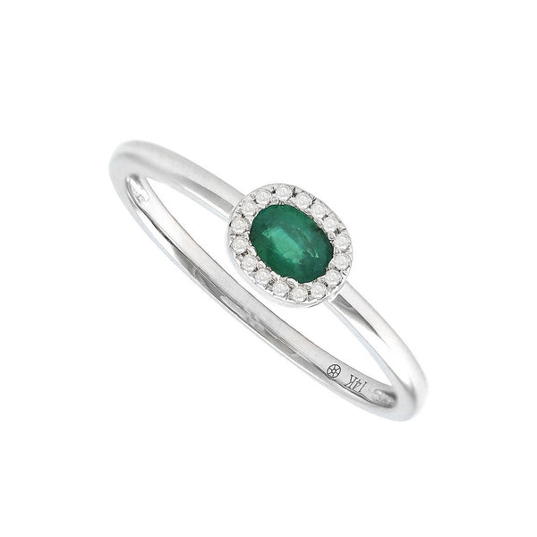 Oval Emerald Ring