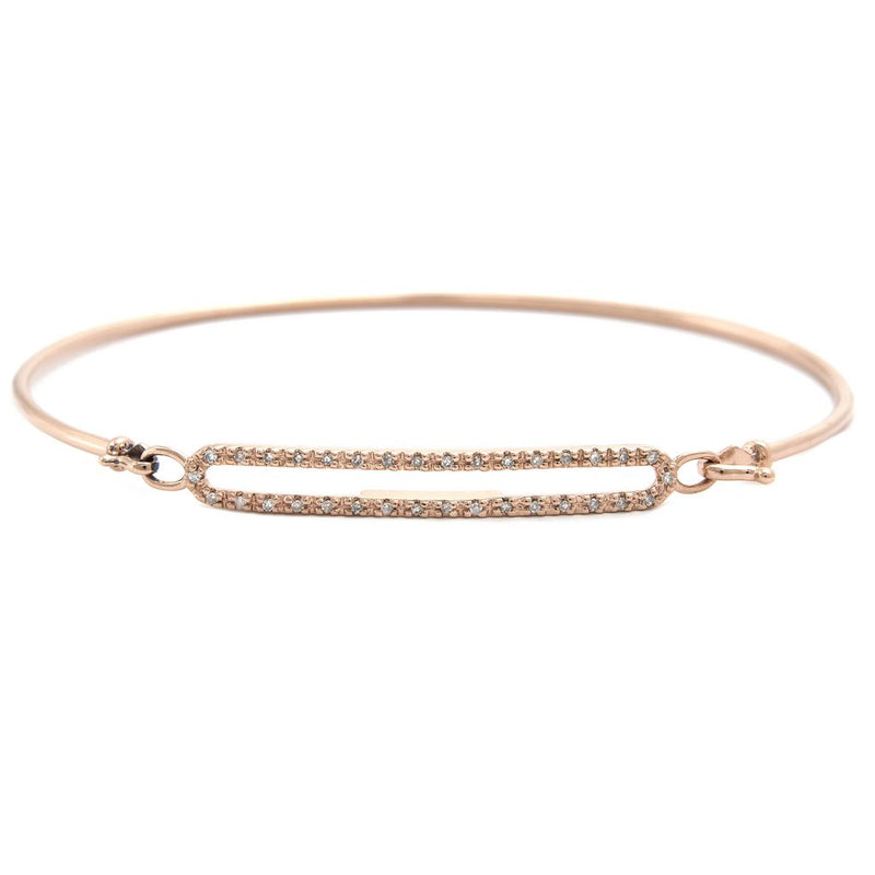 Rose Gold Bar Bangle