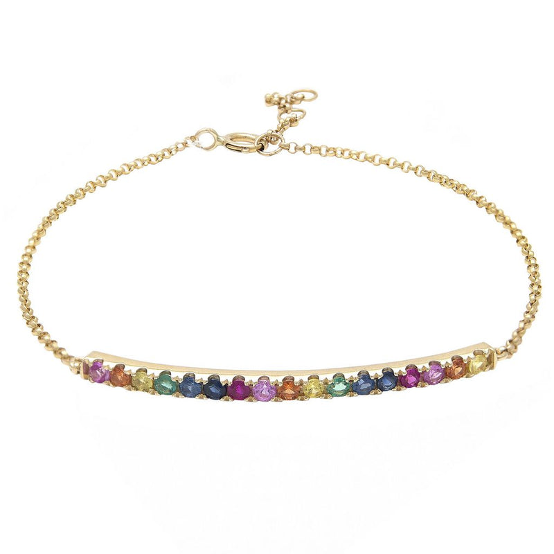 Rainbow bar Bracelet