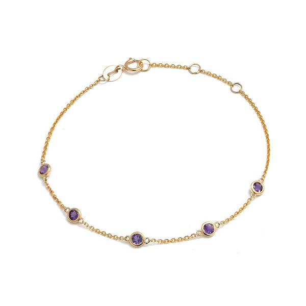 Purple Amethyst Bracelet