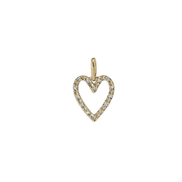 Yellow Gold Heart Charm