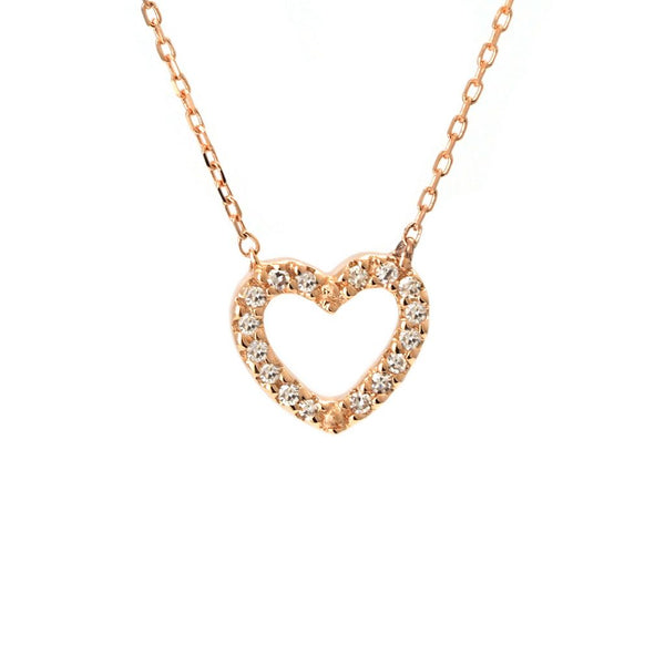 Rose Gold Heart Necklace