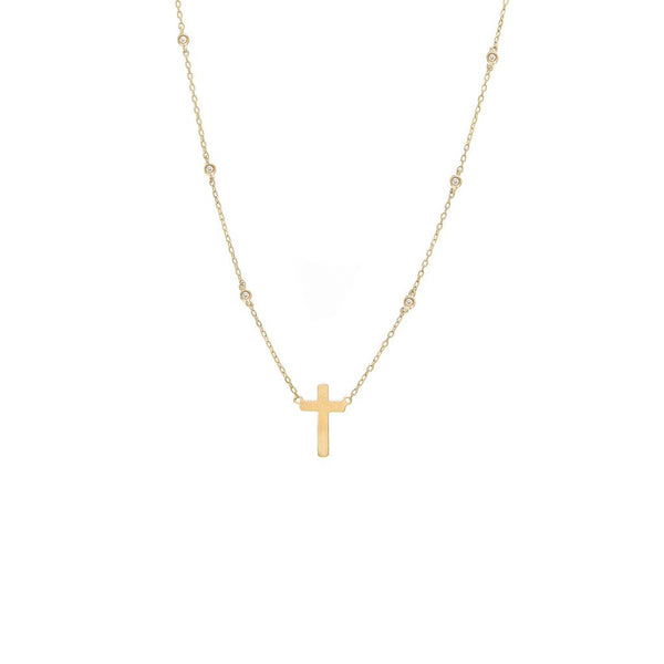 Gold Cross Necklace