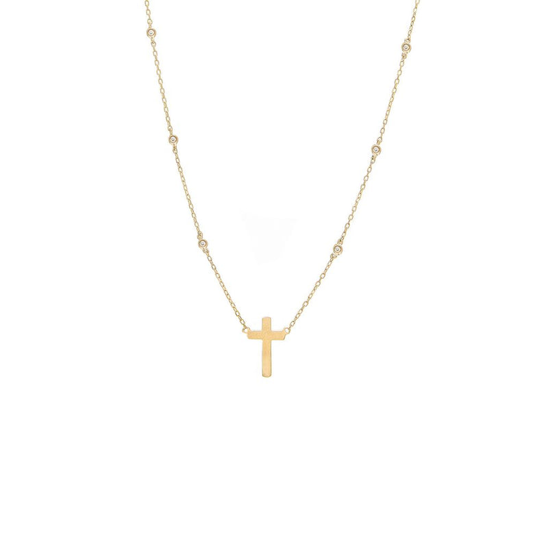 Gold Cross Necklace