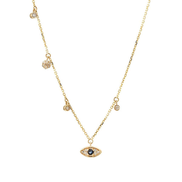 Eye Sapphire Necklace