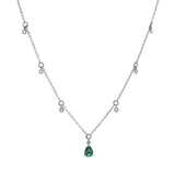 Emerald Drop Necklace