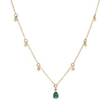 Emerald Drop Necklace