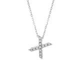 White Gold Initial Necklace