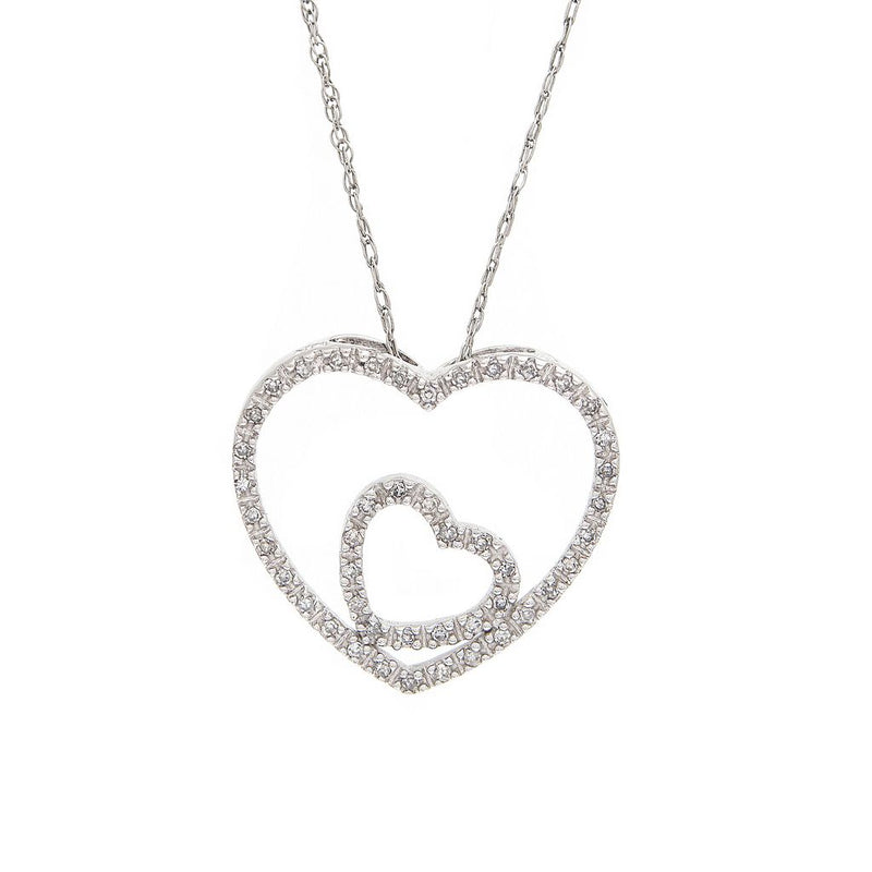 Double Heart Necklace