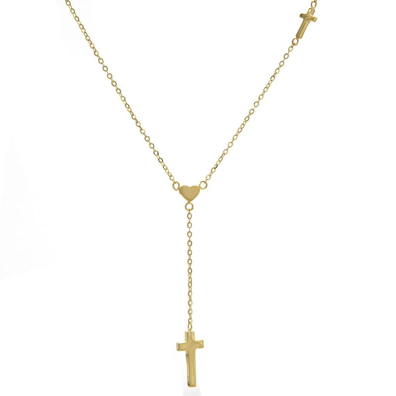 Cross Heart Necklace